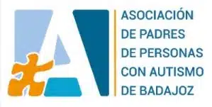 Logo asociación de personas con autismo de badajoz