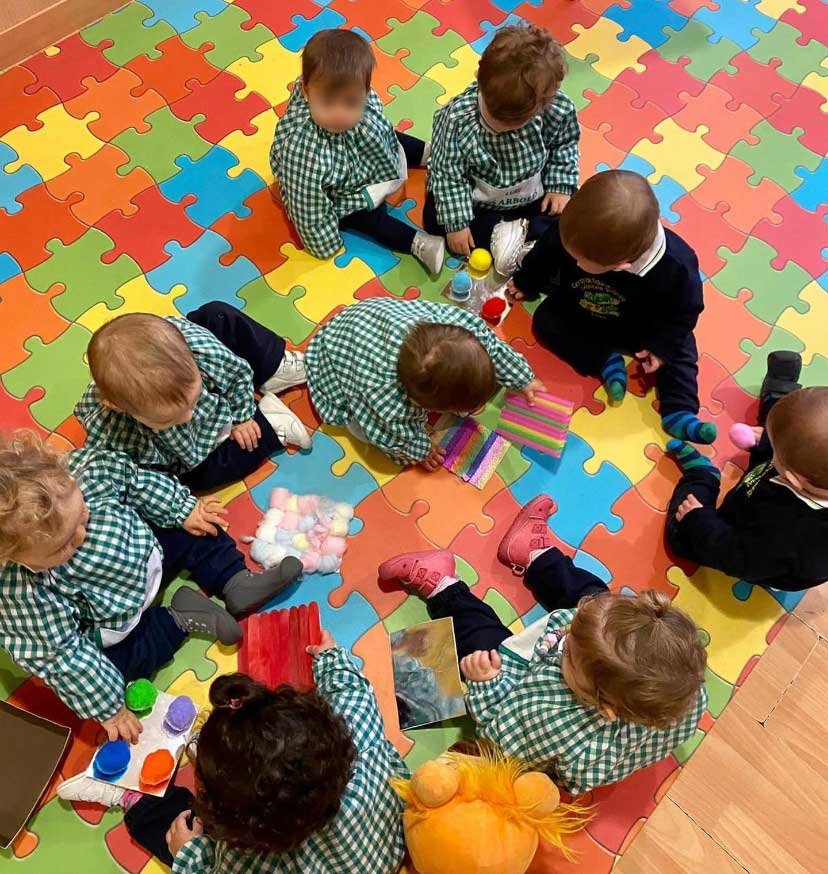 Estimulación sensorial en centro infantil