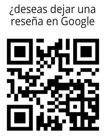 codigo qr para hacer una reseña en google del CeI Los Arboles